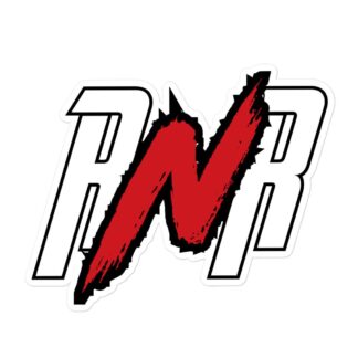 Rant N Rave Podcast "RNR Logo V2" Bubble-free stickers