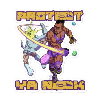 Paragon "Protect Ya Neck Easter Bunny" Bubble-free stickers