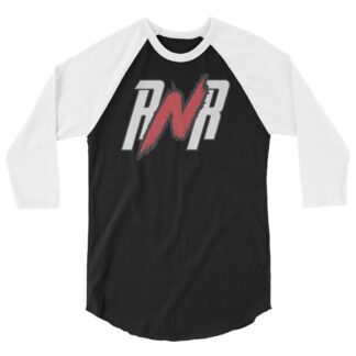 Rant N Rave Podcast "RNR Logo V2" 3/4 sleeve raglan shirt