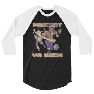 Paragon "Protect Ya Neck Santa" 3/4 sleeve raglan shirt