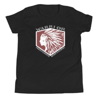 Warrior Professional Wrestling "WPW Women's WarriorHead" Youth Short Sleeve T-Shirt