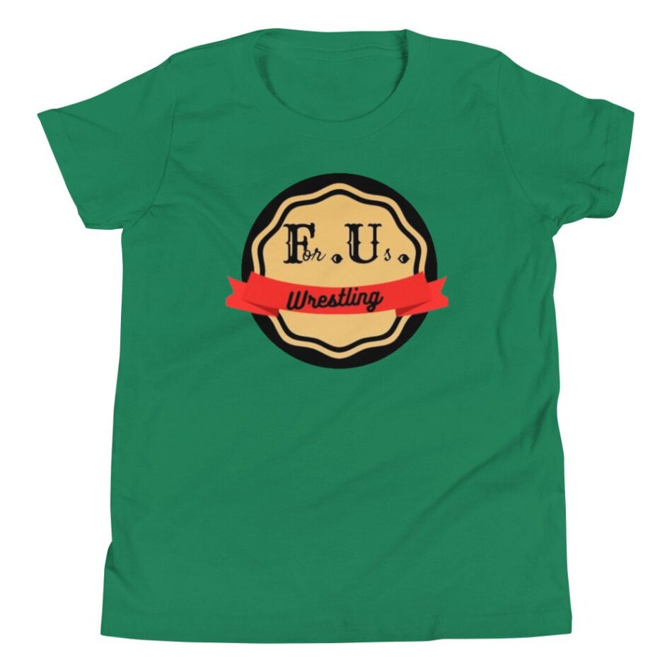 For Us Wrestling "For Us Classic Logo" Youth Short Sleeve T-Shirt