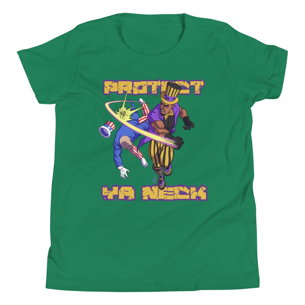 Paragon "Protect Ya Neck Uncle Sam (Juneteenth/4th of July edition)" Youth Short Sleeve T-Shirt