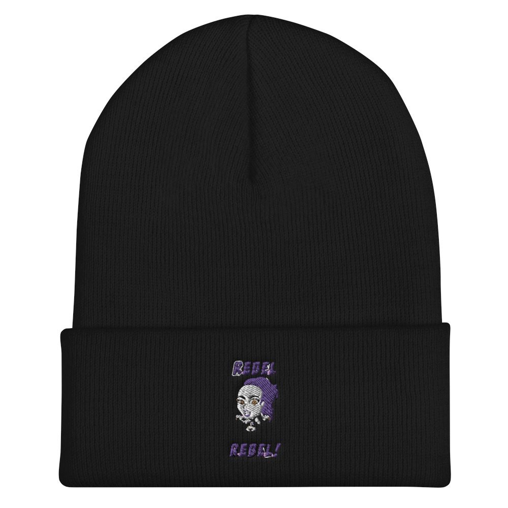 Sarah The Rebel "Rebel Rebel" Cuffed Beanie