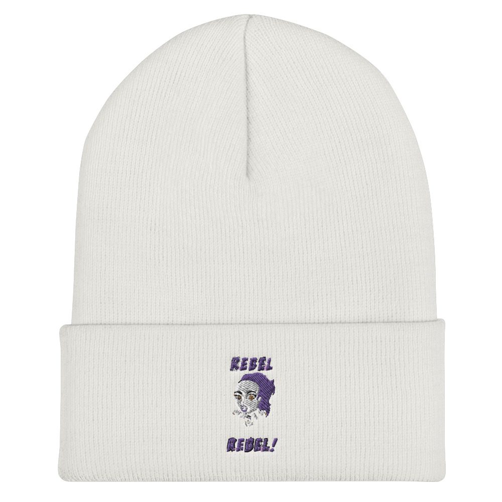 Sarah The Rebel "Rebel Rebel" Cuffed Beanie