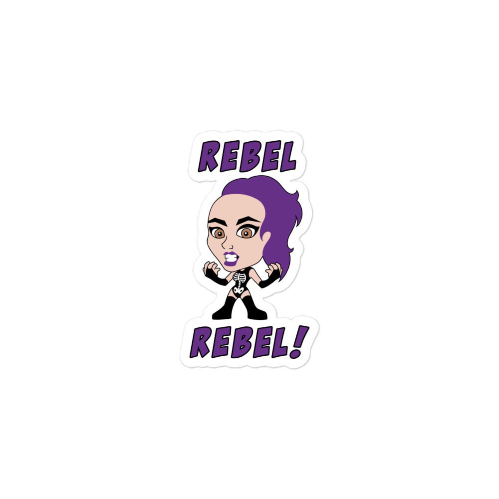 Sarah The Rebel "Rebel Rebel" Bubble-free stickers