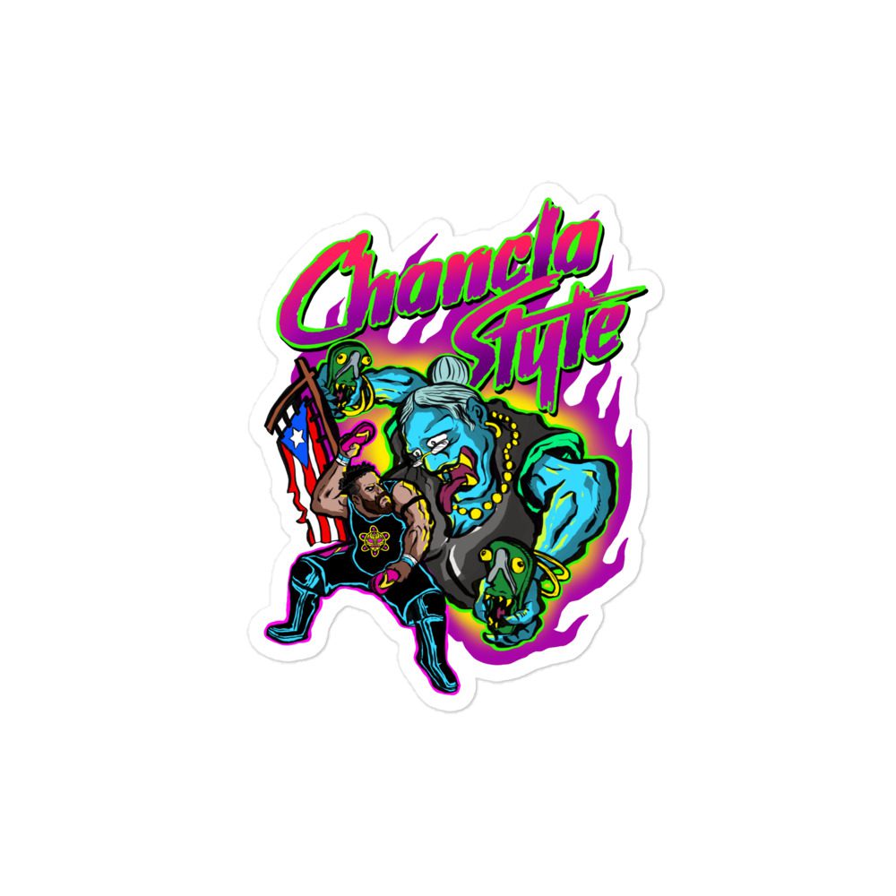Matt Awesome "Chancla Style" Bubble-free stickers