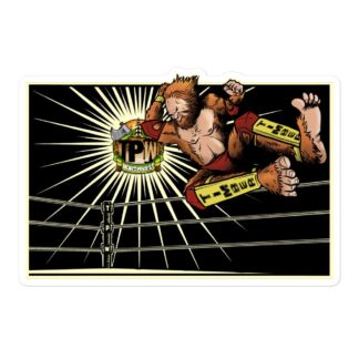 Timber Pro Wrestling "TPW Sasquatch" Bubble-free stickers