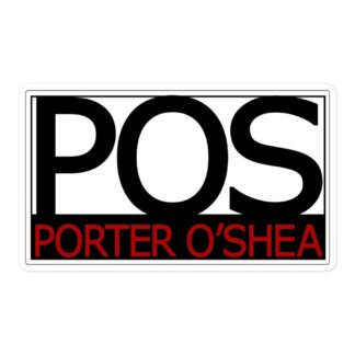 Porter O'Shea "POS Protection" Bubble-free stickers