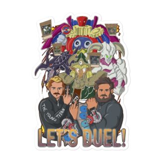 Austin Ryan "LETS DUEL Mt. Olympus (ft. Aaron Atlas)" Bubble-free stickers