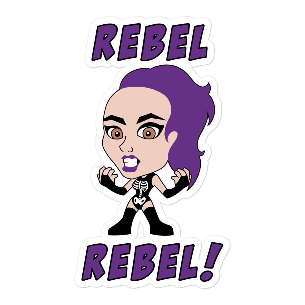Sarah The Rebel "Rebel Rebel" Bubble-free stickers