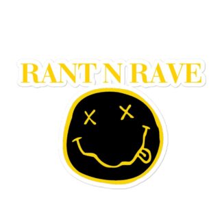 Rant N Rave Podcast "RNR Logo V3" Bubble-free stickers