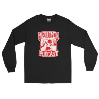 Markoutmedia Podcast "M.O.M. Logo Red" Unisex Long Sleeve Shirt