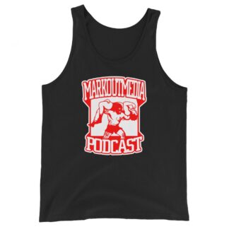 Markoutmedia Podcast "M.O.M. Logo Red" Unisex Tank Top