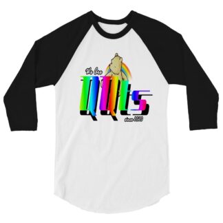 The QQts "Qopyright Logo" 3/4 sleeve raglan shirt