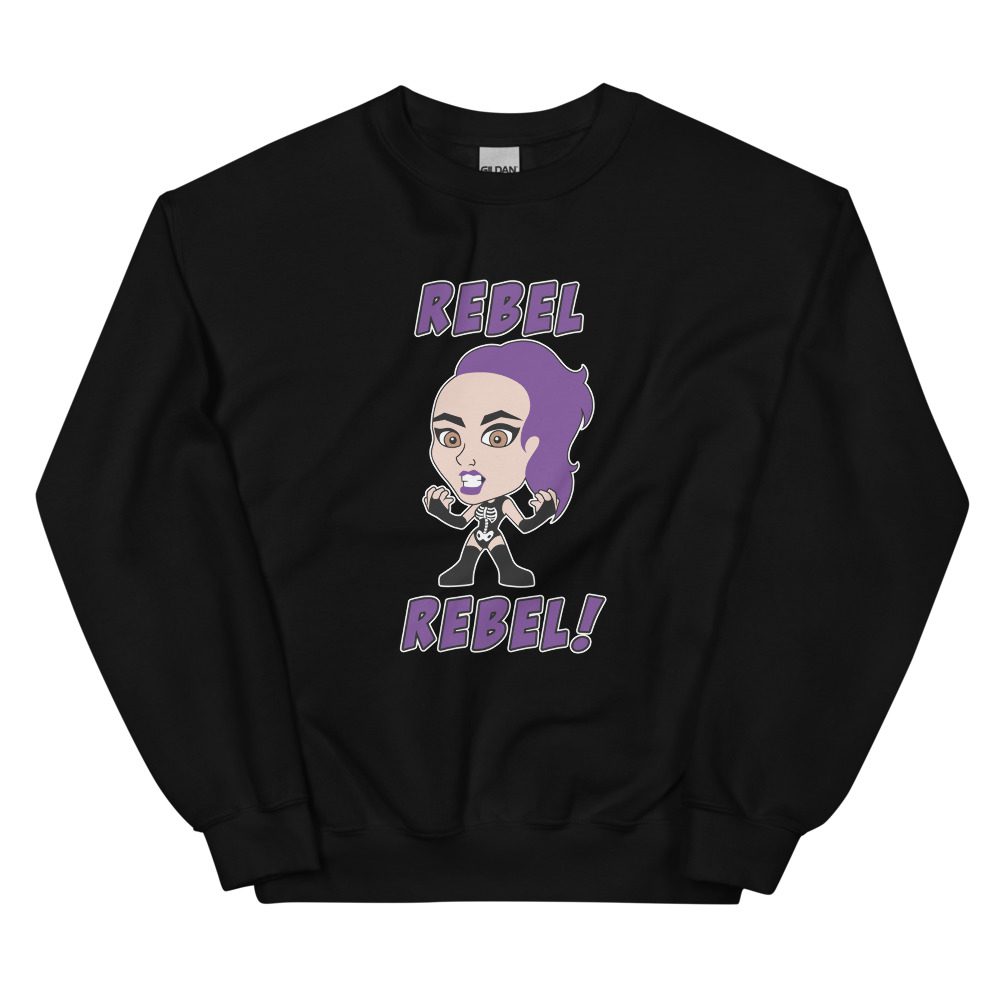 Sarah The Rebel "Rebel Rebel" Unisex Sweatshirt