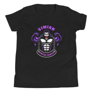 MEGA MONDO "Simian SuperPower" Youth Short Sleeve T-Shirt