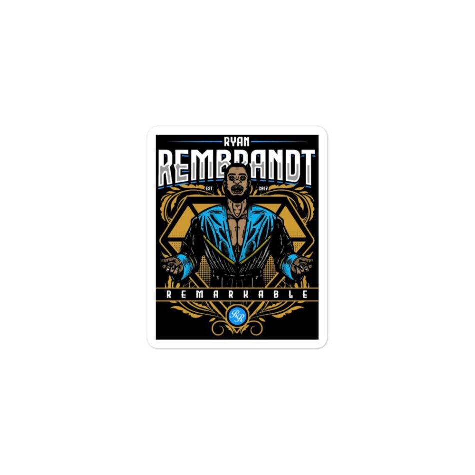 Ryan Rembrandt "Rembrandt of the Ring" Bubble-free stickers