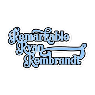 Ryan Rembrandt "Silhouette" Bubble-free stickers