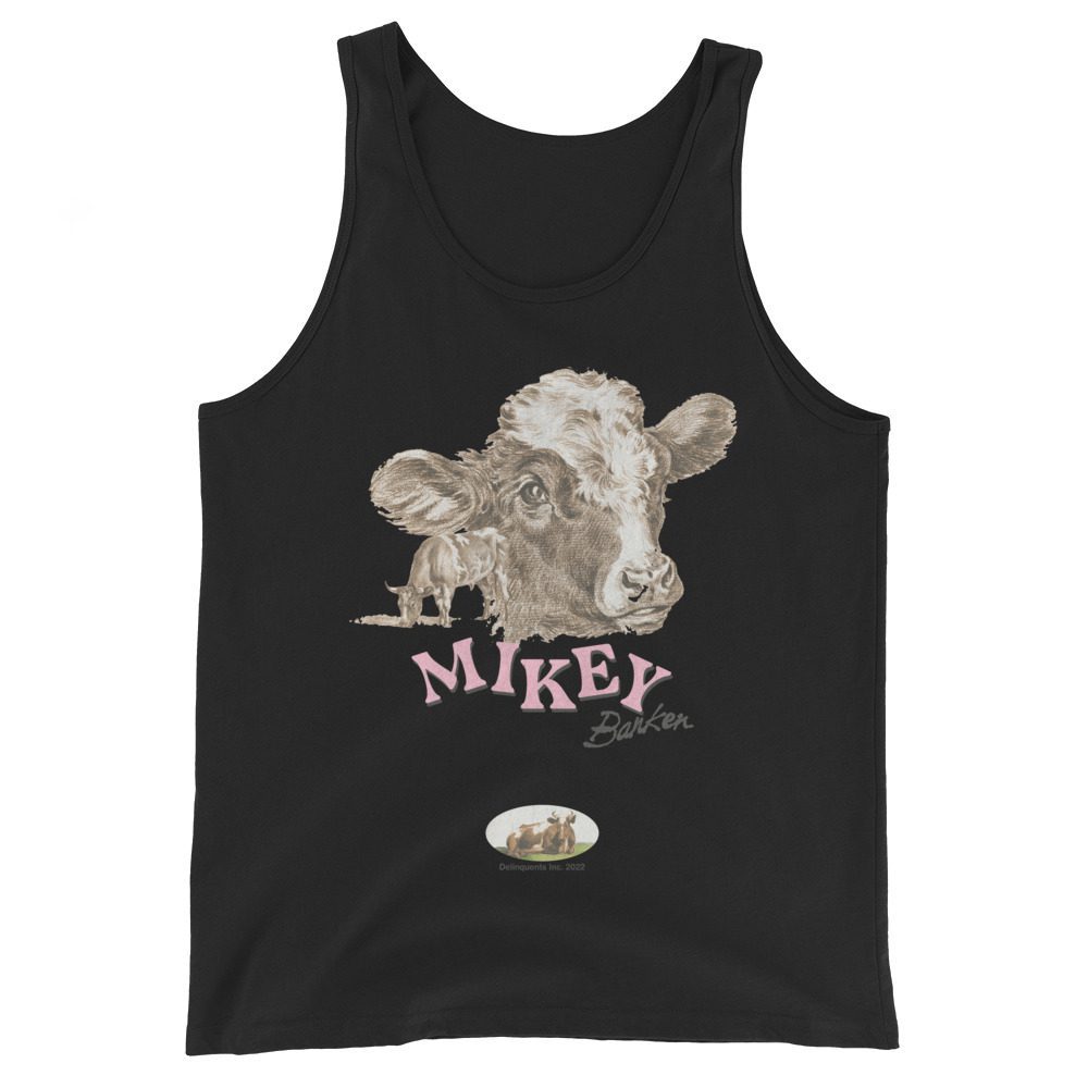 Mikey Banker "Friend of the Cows 🐄" Unisex Tank Top