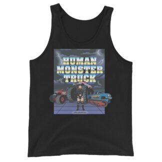 Perry Von Vicious "Saturday Morning Monster Trucks" Unisex Tank Top