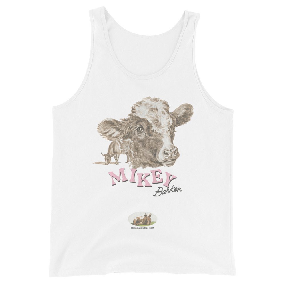 Mikey Banker "Friend of the Cows 🐄" Unisex Tank Top