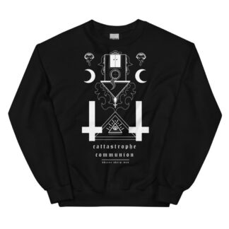 KHAYNE SHARP-MAN "BLACKCRAFT CULTTASTROPHE || CATTASTROPHE COMMUNION" Unisex Sweatshirt