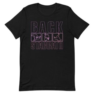 The Midnight Heat "Back Stabbath" Short sleev unisex t-shirt