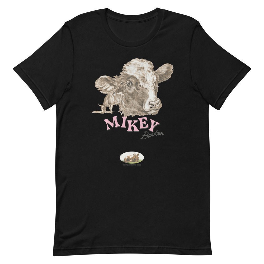 Mikey Banker "Friend of the Cows 🐄" Short sleeve unisex t-shirt