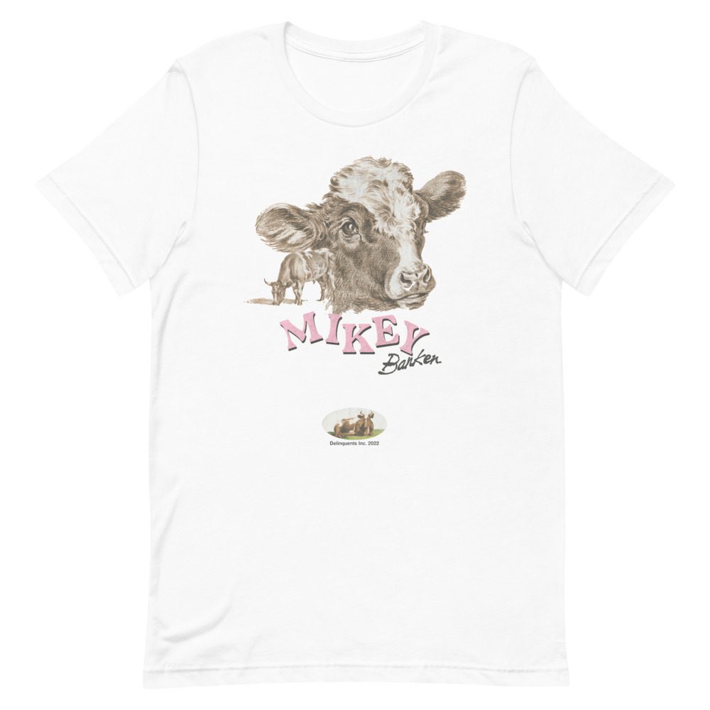 Mikey Banker "Friend of the Cows 🐄" Short sleeve unisex t-shirt