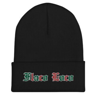 El Flaco Loco "Flaco Name" Cuffed Beanie