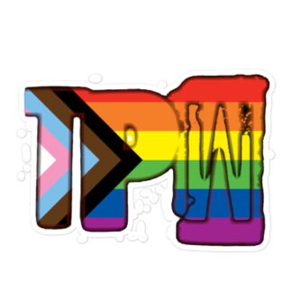 Timber Pro Wrestling "TPW Pride" Bubble-free stickers