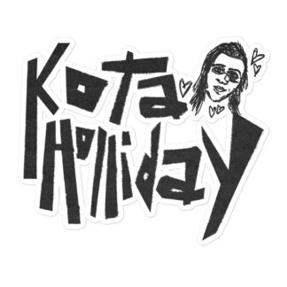 Kota Holliday "Self Portrait" Bubble-free stickers