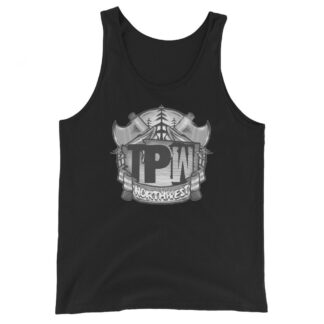 Timber Pro Wrestling "TPW Logo Grey Scale" Unisex Tank Top