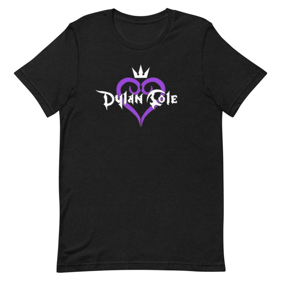 Dylan Cole "Royal Heart" Short sleeve unisex T-Shirt