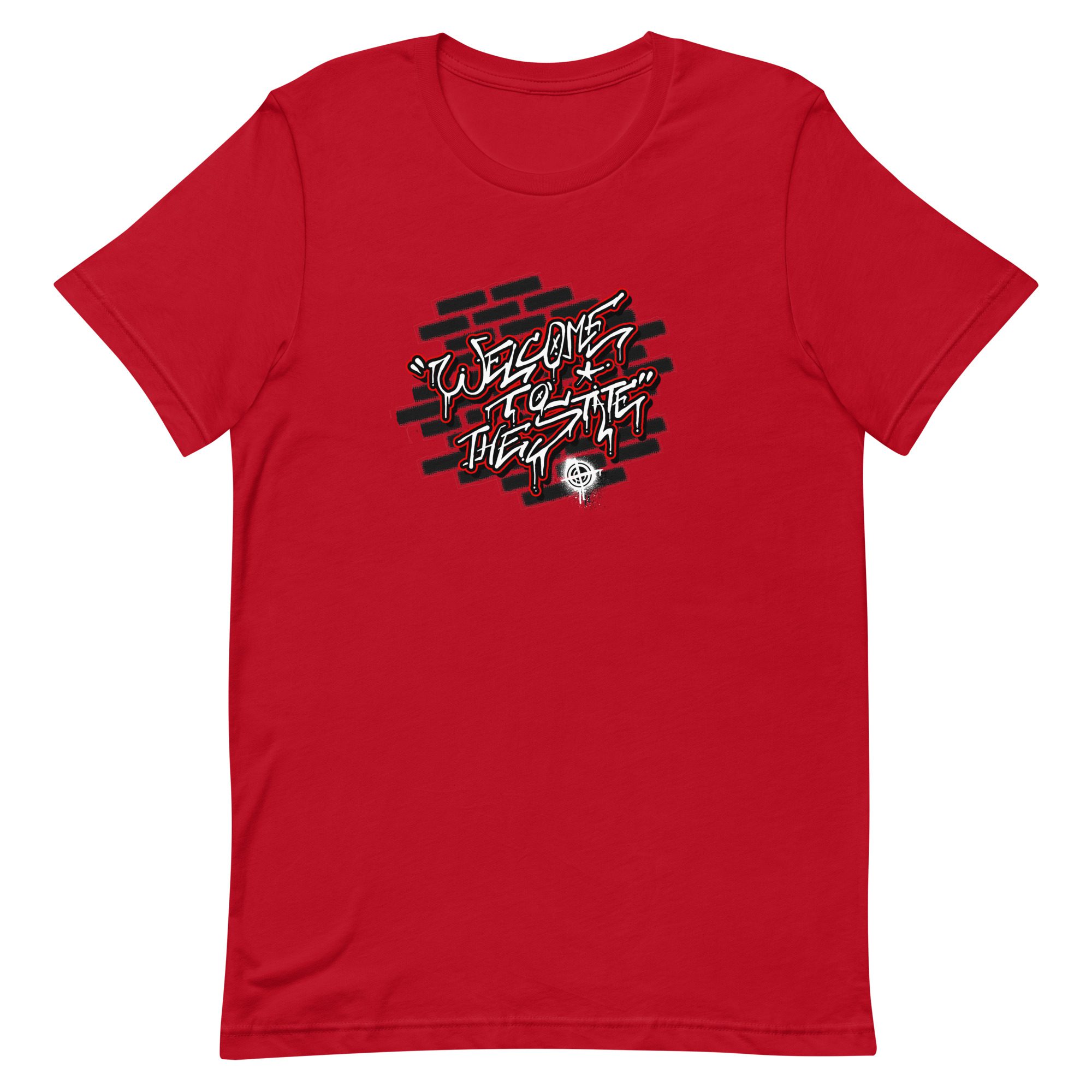 State of Emergency "Welcome to the State" Short sleeve unisex t-shirt