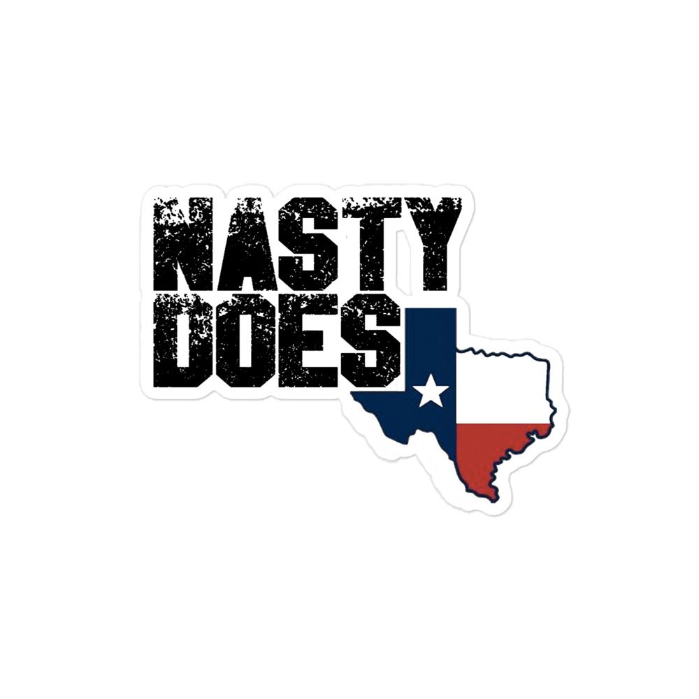 Nasty Leroy "Nasty Does Texas" Bubble-free stickers