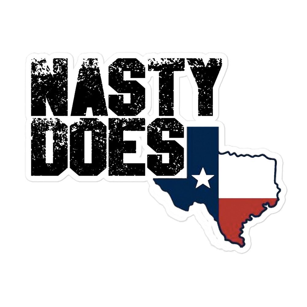 Nasty Leroy "Nasty Does Texas" Bubble-free stickers