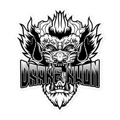 Drake Kwon "Dragon's Maw" Bubble-free stickers
