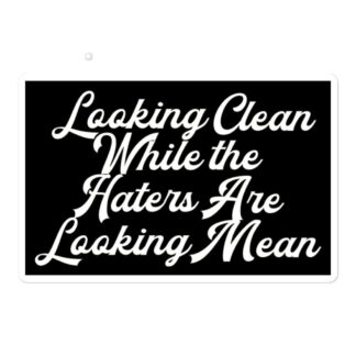 Nasty Leroy "Looking Clean While the Haters Looking Mean" Bubble-free stickers