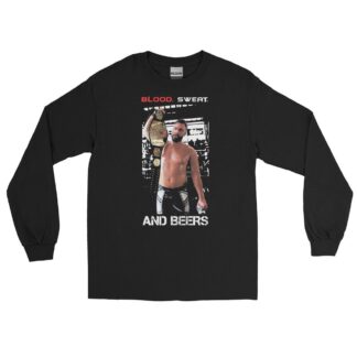 Warrior Professional Wrestling "Jake Carter - Blood.Sweat. and Beers." Unisex Long Sleeve Shirt