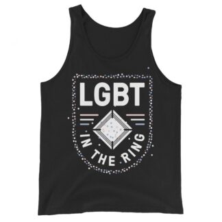 LGBT in the Ring "Dot Trans" Unisex Tank Top