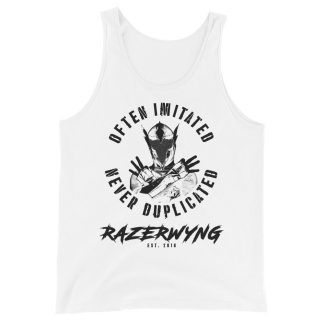 Razerwyng "Often Imitated, Never Duplicated" Unisex Tank Top