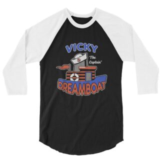 Vicky Dreamboat "The Captain" 3/4 sleeve raglan shirt