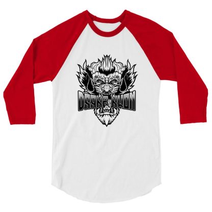 Drake Kwon "Dragon's Maw" 3/4 sleeve raglan shirt