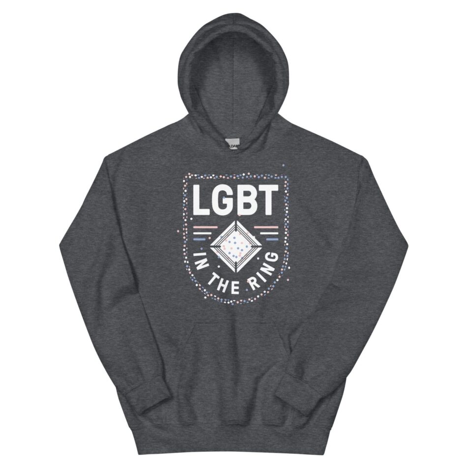 LGBT in the Ring "Dot Trans" Unisex Hoodie