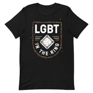 LGBT in the Ring "Dot" Short Sleeve Unisex t-shirt