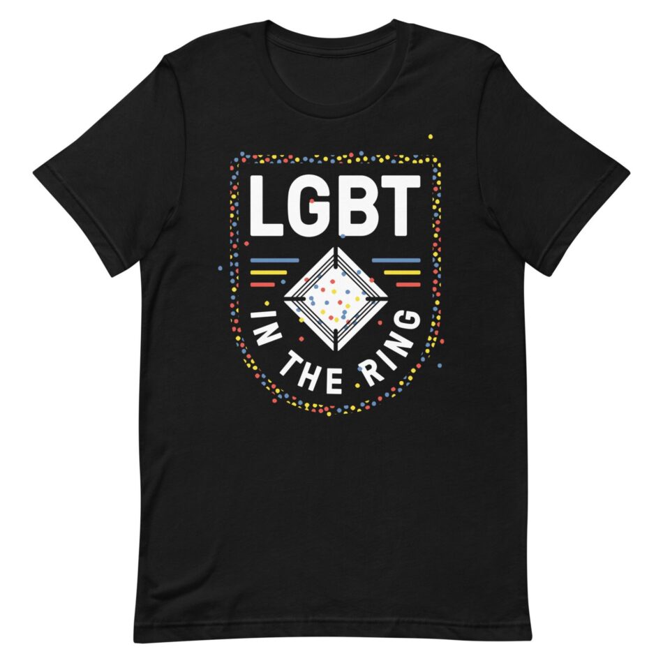LGBT in the Ring "Dot" Short Sleeve Unisex t-shirt