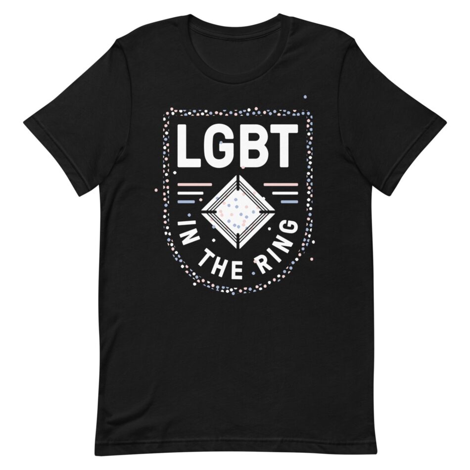 LGBT in the Ring "Dot Trans" Unisex t-shirt