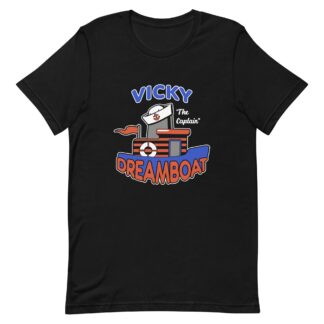 Vicky Dreamboat "The Captain" Short Sleeve Unisex t-shirt